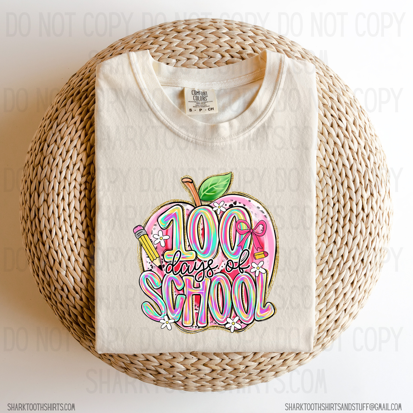 100 Days of School Apple Shirt