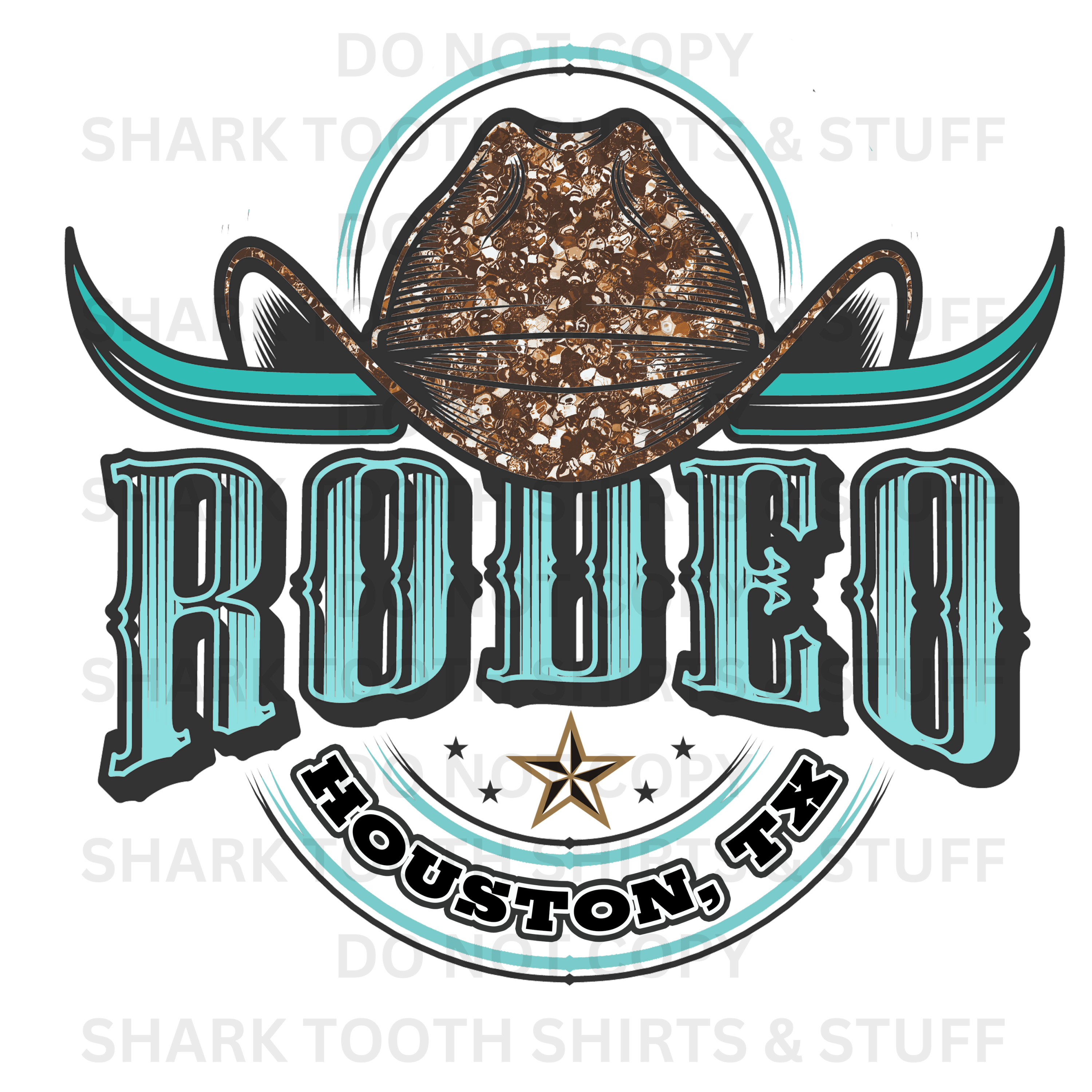 Rodeo Houston, TX DTF Transfer – Shark Tooth Shirts & Stuff