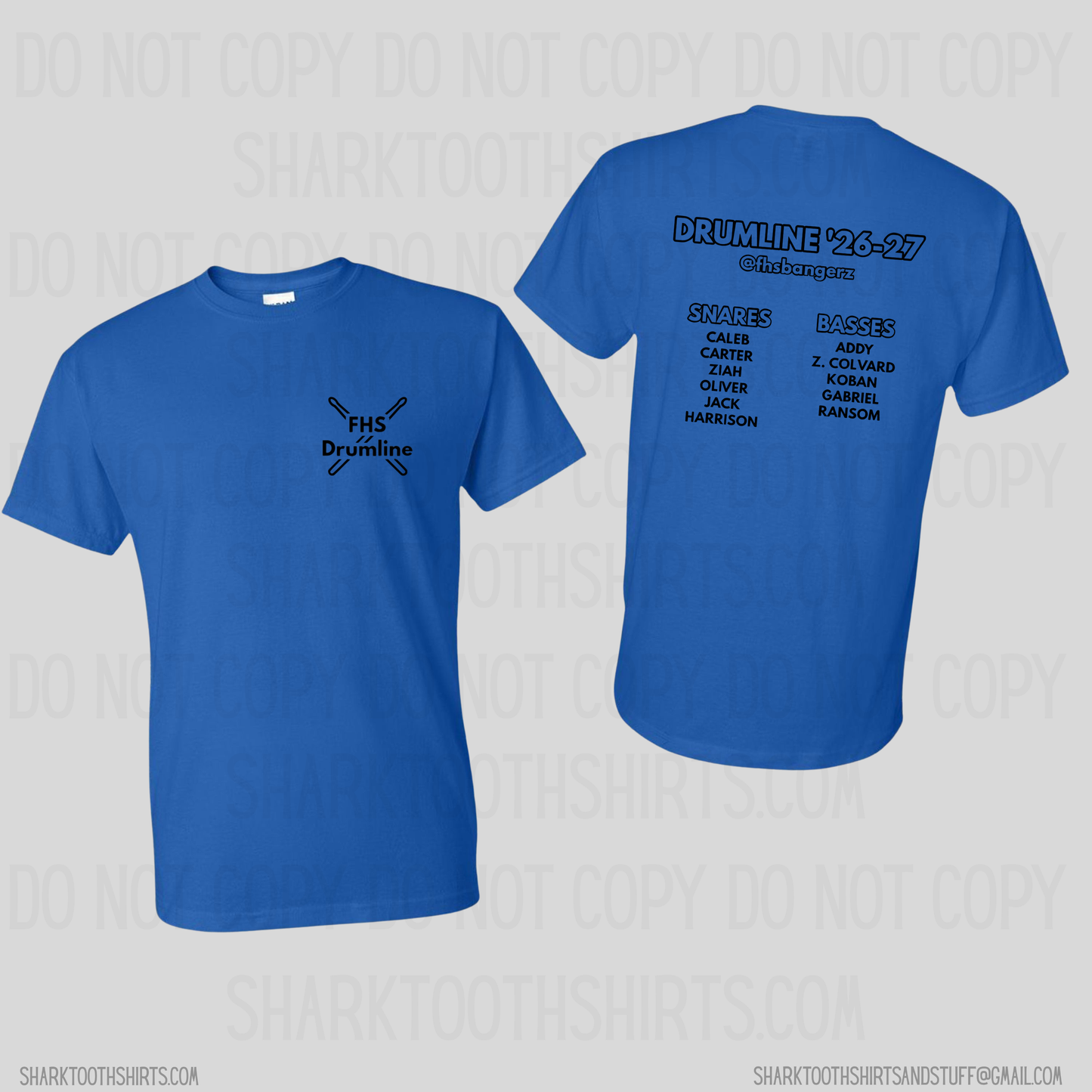 Drum Line Sectional Shirt
