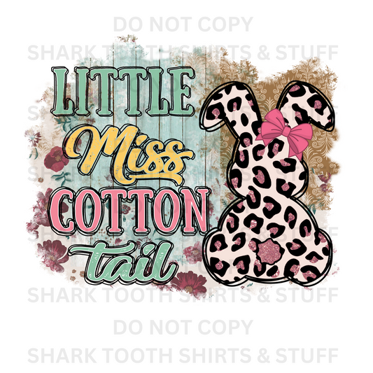 Little Miss Cottontail DTF Transfer