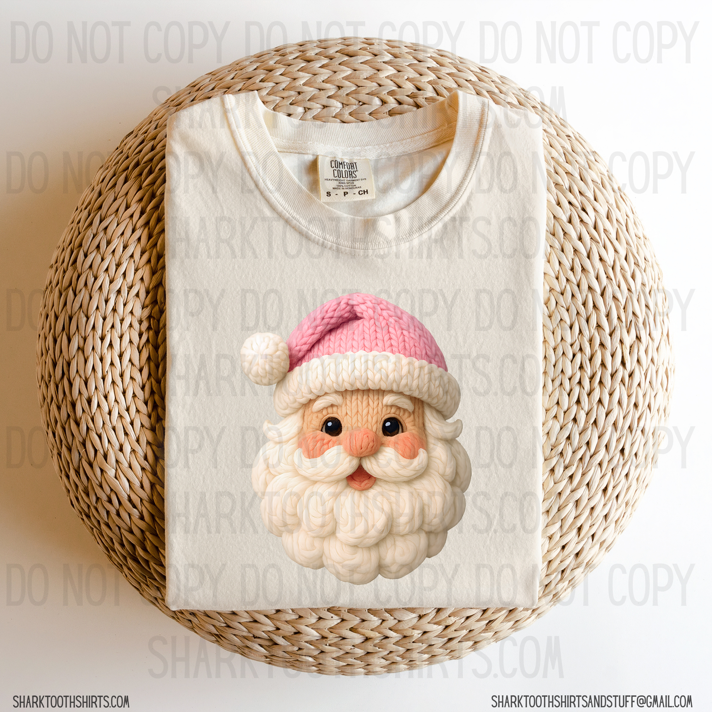 Santa Faux Yarn Shirt