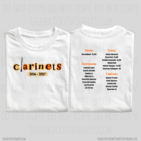 Clarinet Sectional Shirt