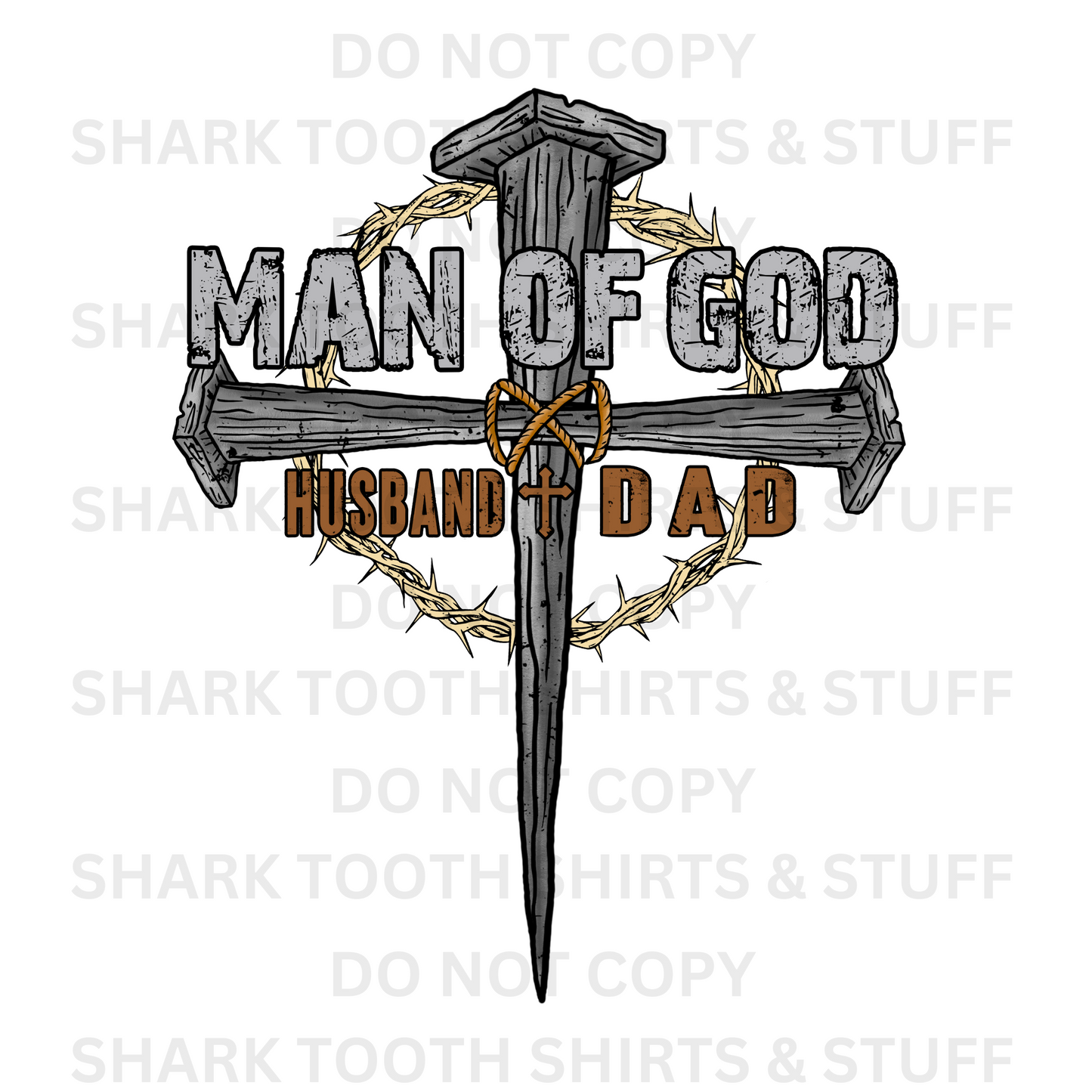 Man of God DTF Transfer