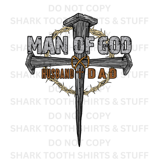 Man of God DTF Transfer