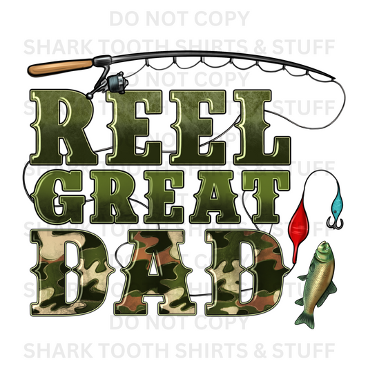 Reel Great Dad DTF Transfer