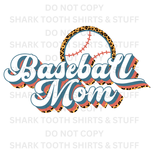 Baseball Mom #2 DTF Transfer