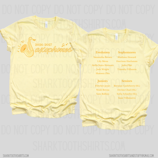 Saxophone Sectional Shirt