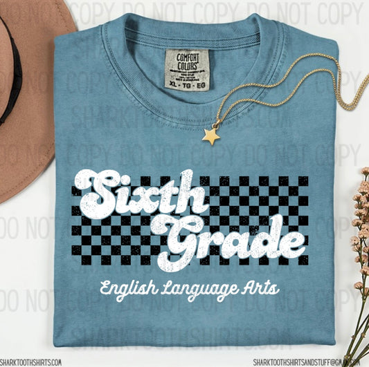 Sixth Grade ELA Shirts