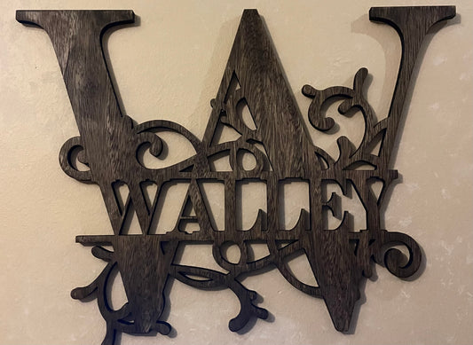 Custom Name Wall Hanging