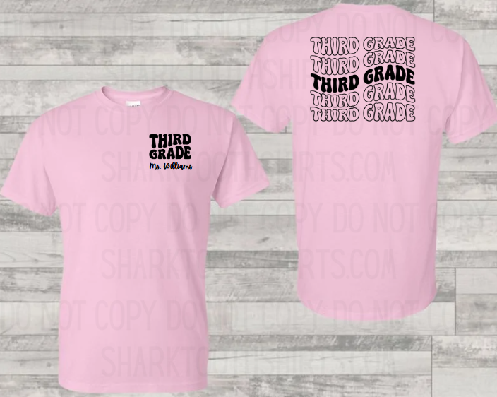 Third Grade Team Shirt (Comfort Colors)