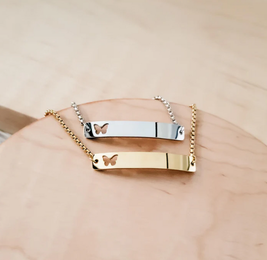 Butterfly Bar Bracelet