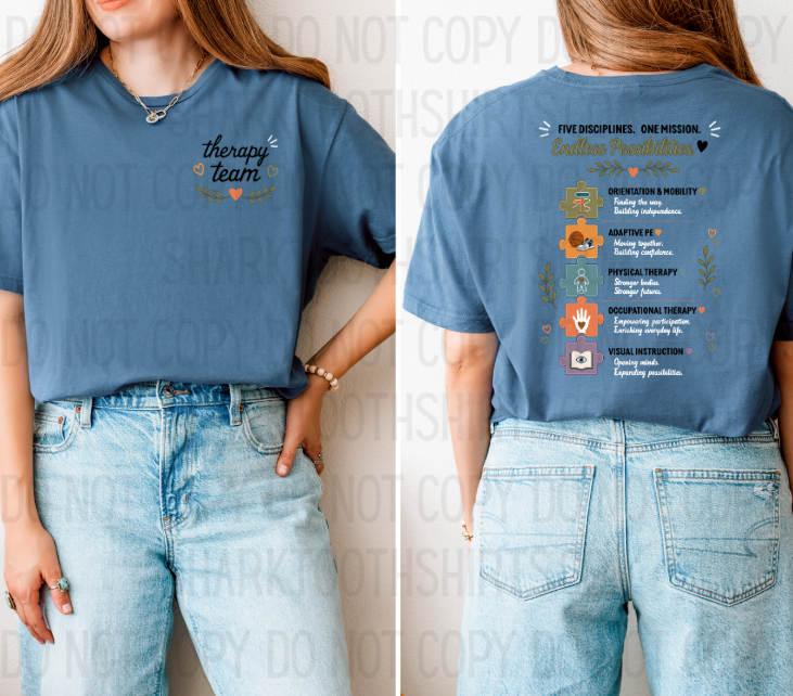Therapy Team Shirts