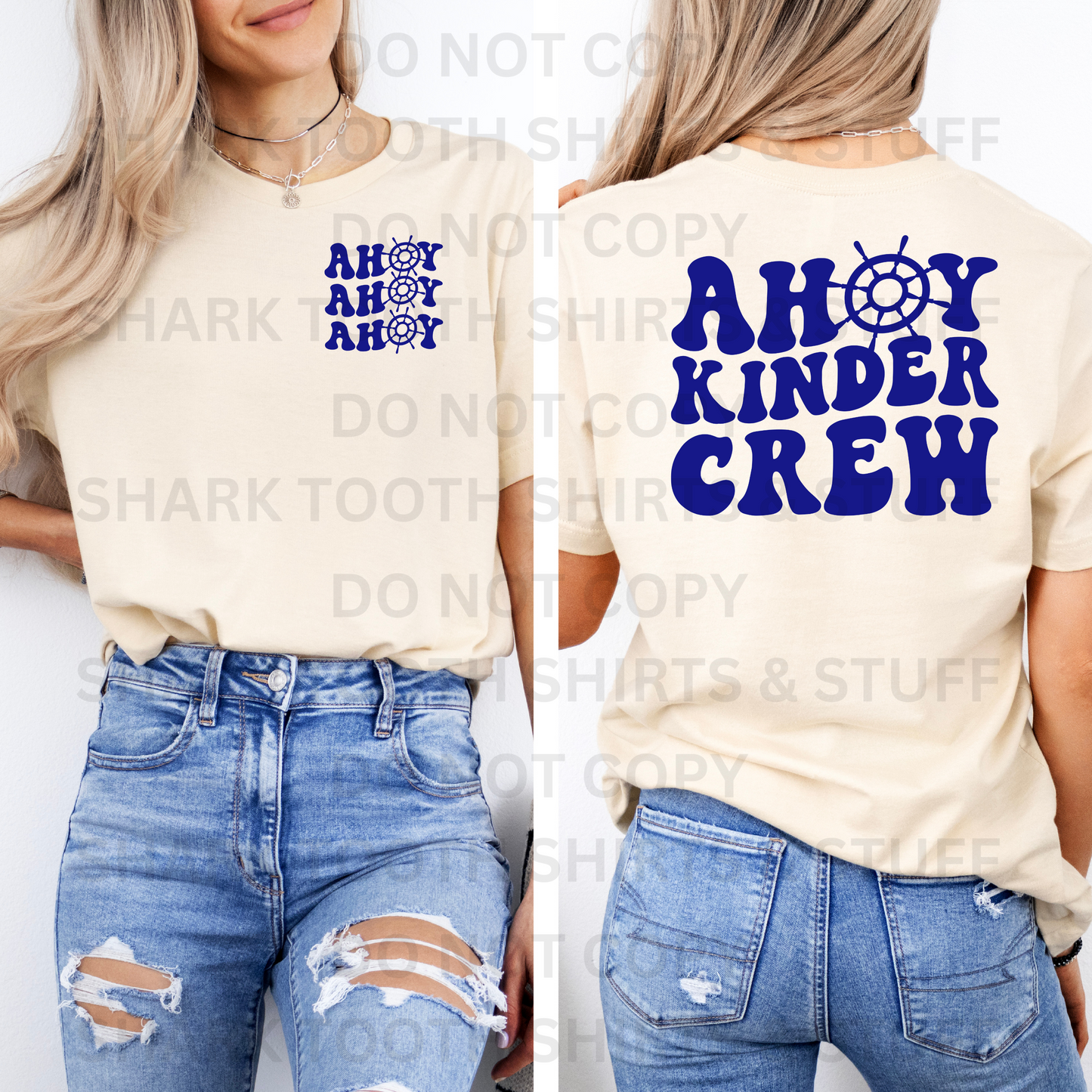 Ahoy Kinder Crew Shirt