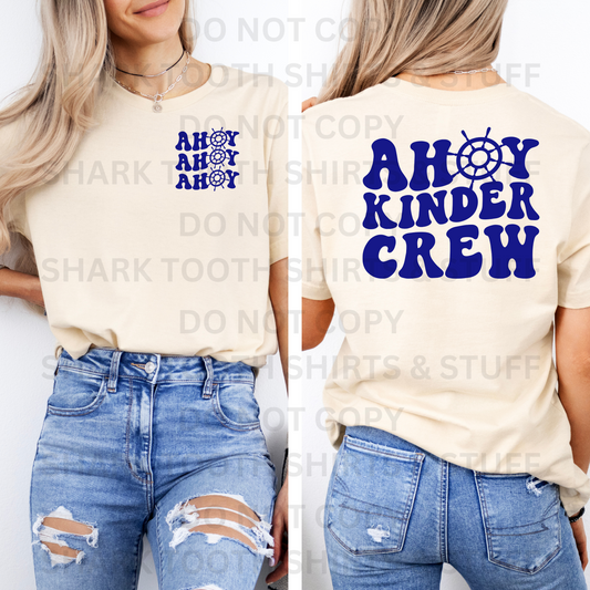 Ahoy Kinder Crew Shirt