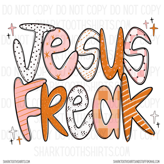 Jesus Freak DTF Transfer