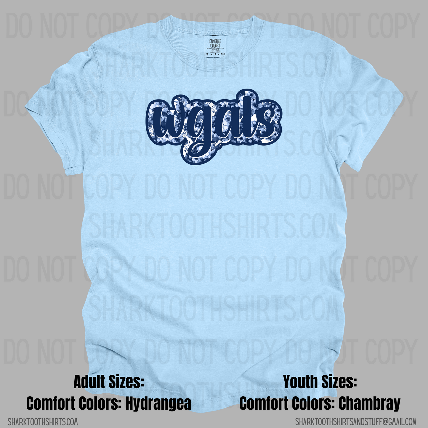 Wgals Shirt (with sweatshirt option)