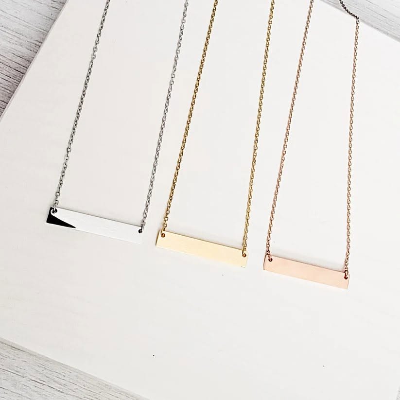 Horizontal Bar Necklace