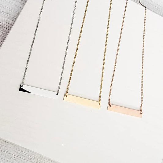 Horizontal Bar Necklace