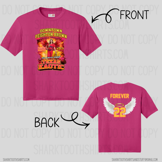 Downtown Peighton Brown Memorial Tournament Shirt