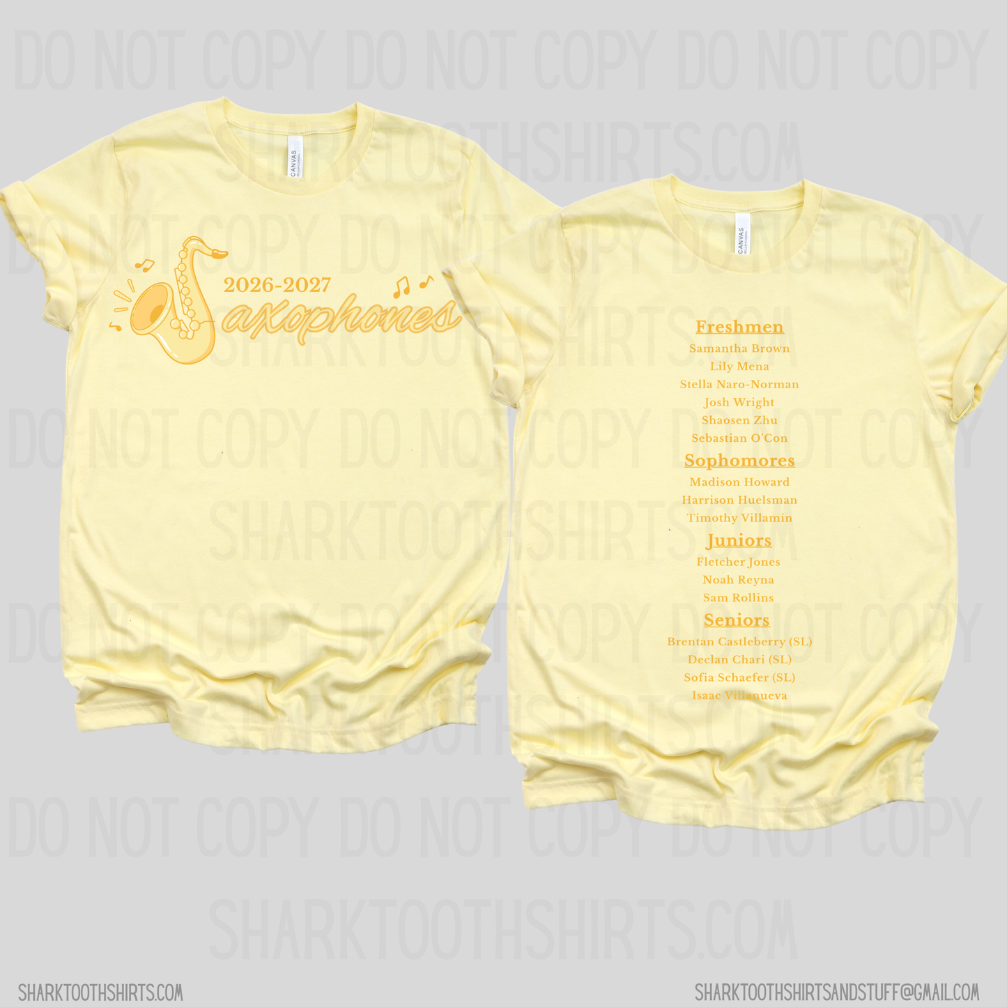Saxophone Sectional Shirt