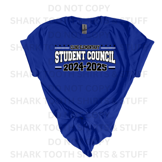 Cline Elementary Student Council Shirt